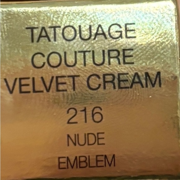 NWT •Yves Saint Laurent Tatouage Couture Velvet Matte Lipstick • 216 Nude Emblem - Picture 2 of 7